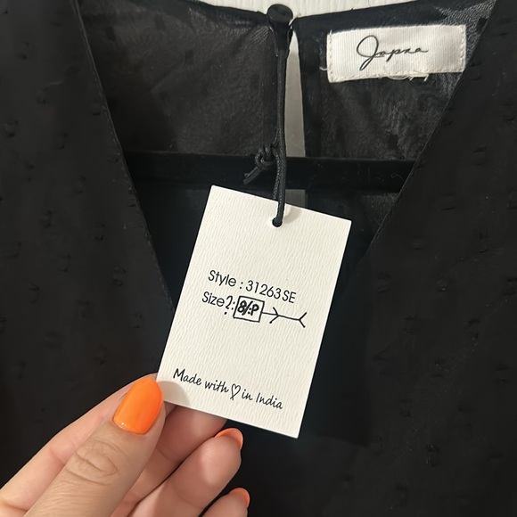 Black chiffon flowy dress - Picture 4 of 4